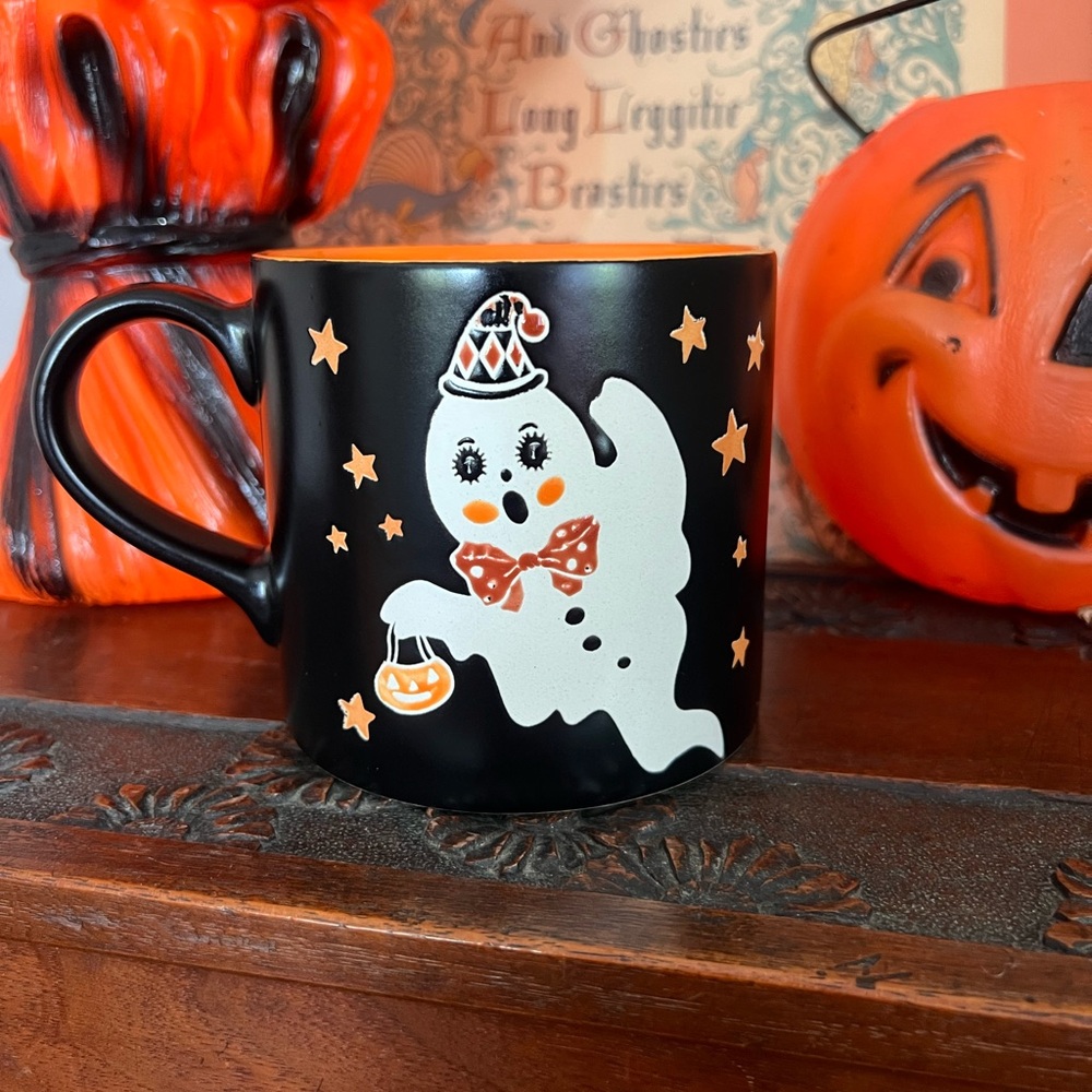 Halloween Mug Ghost Black Mug